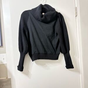 Dolan Black Cowl Neck Sweater